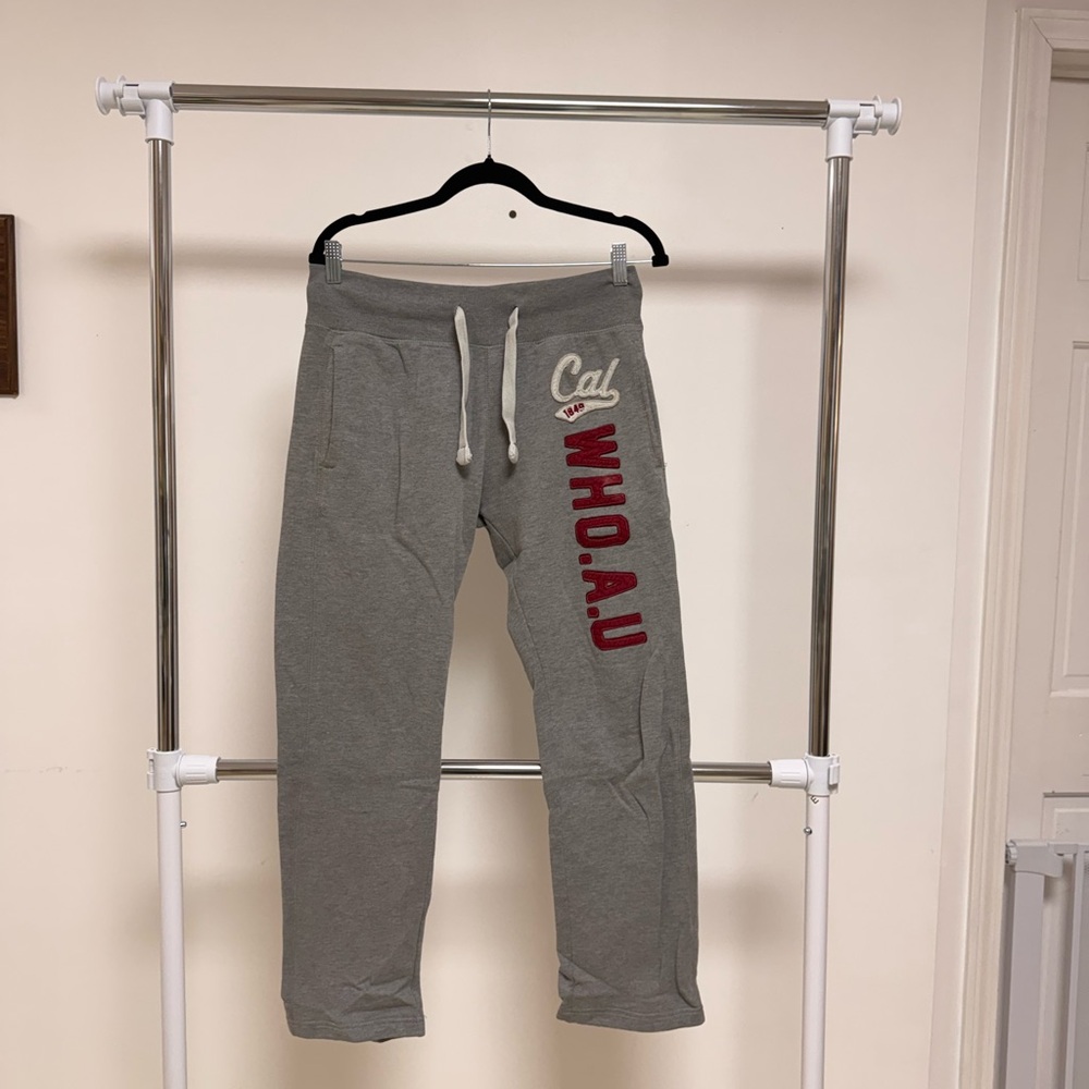 Y2K WHO.A.U Gray Sweatpants for Men